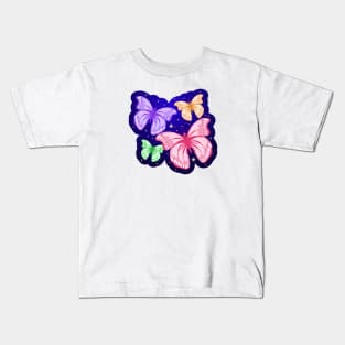 Cute Butterflies Design Kids T-Shirt